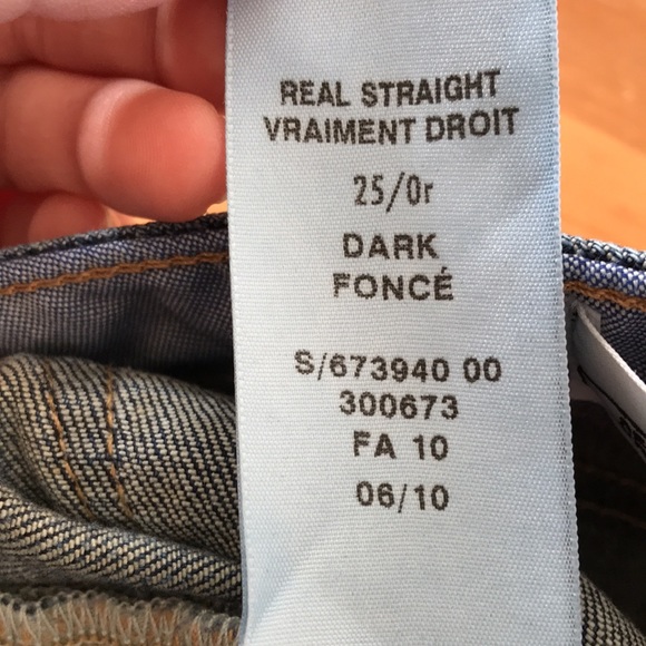 Gap 1969 real straight jeans size 25 - Picture 10 of 10